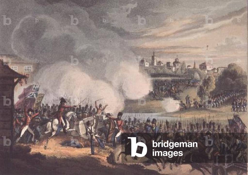Battle of Seville, 27th August 1812, Thomas Sutherland (b.1785), (engraving)