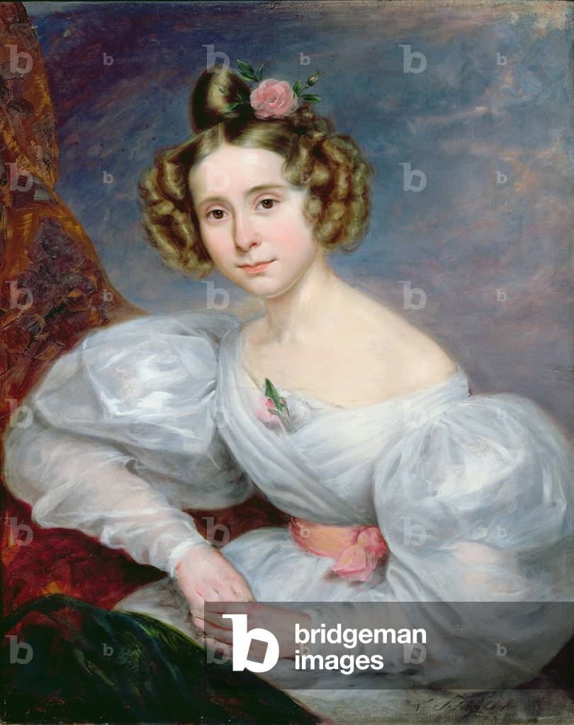 ritratto di una giovane donna, c. 1833-34 (olio su tela)