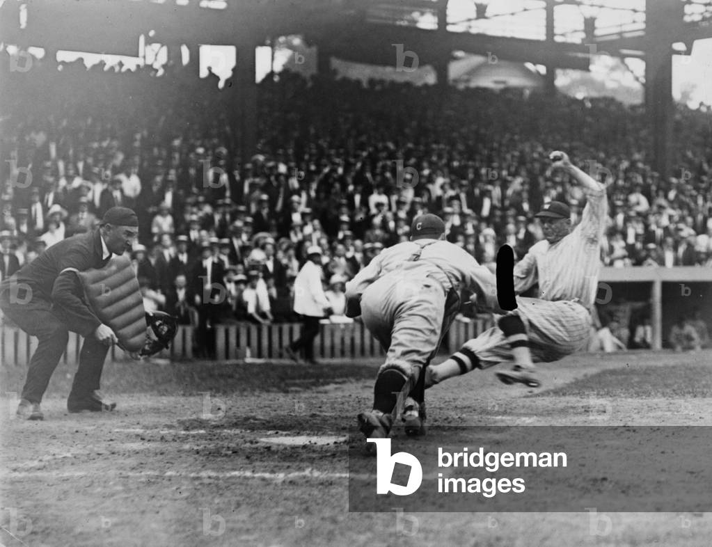 Baseball: Ready to Make the Call, 1910-30 (b/w photo)
