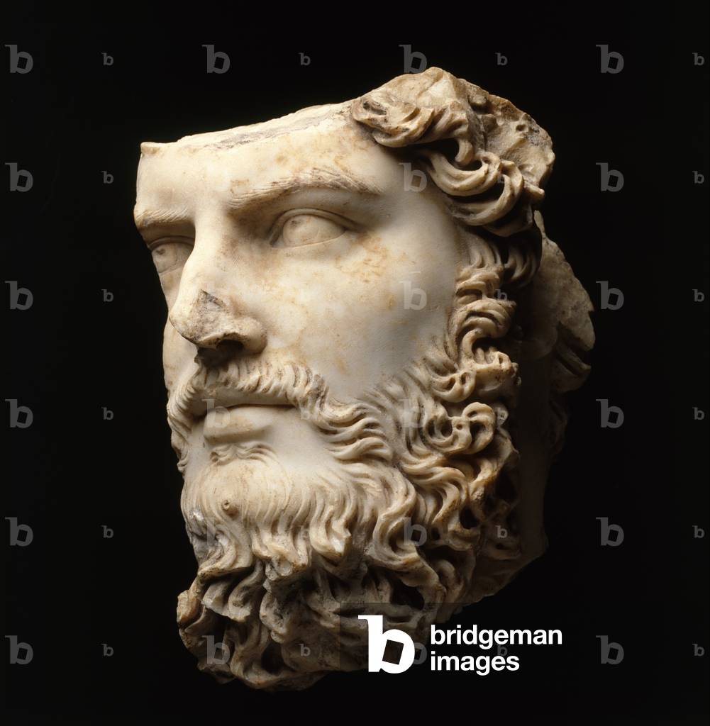 Portrait of the co-emperor Lucius Verus, 161-169 (marble)
