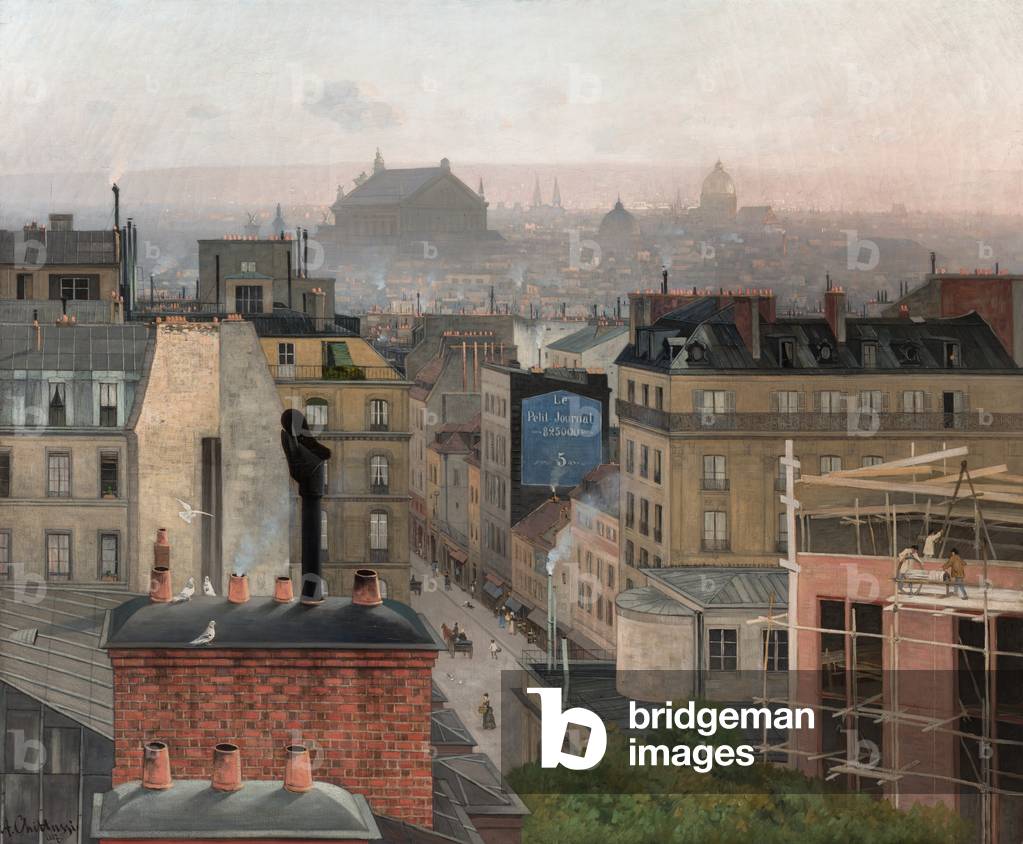 Paris Seen From Montmartre, 1887 (oil on canvas)
