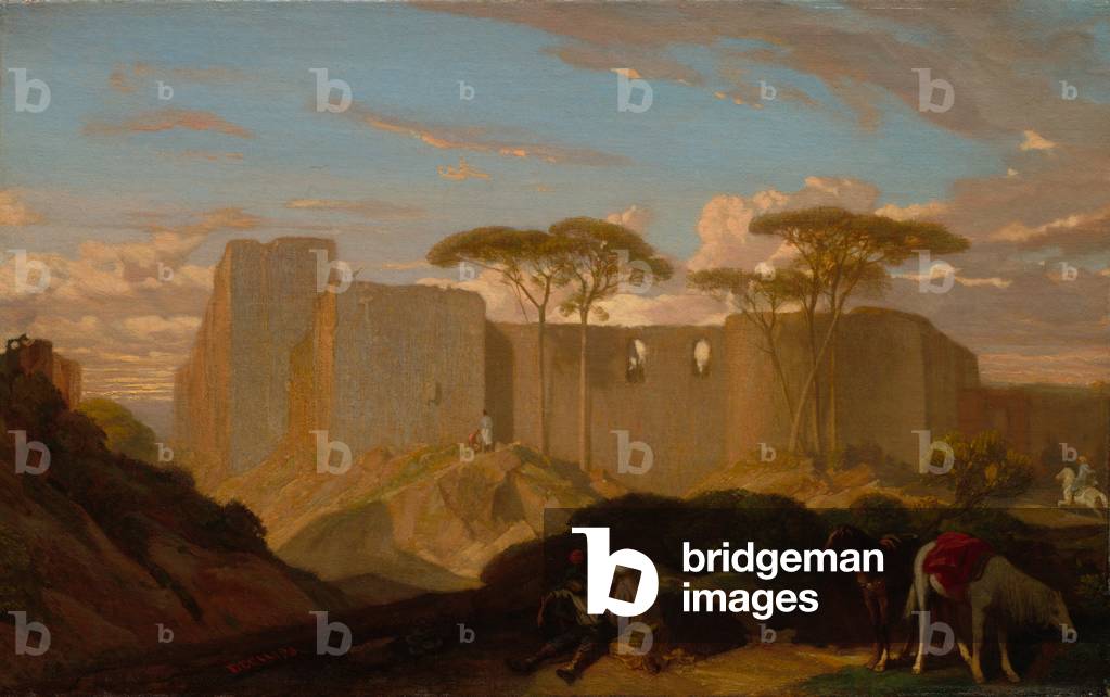 Der barmherzige Samariter, c.1842 (Öl auf Stoff)