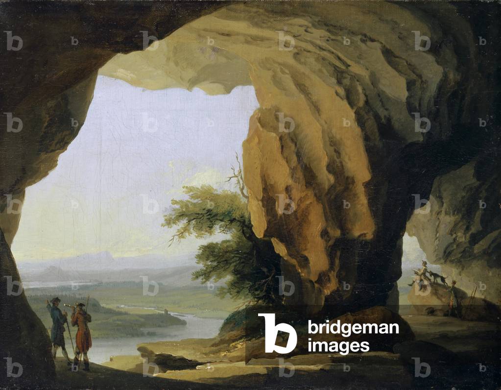 Landscape with Beatus Cave, c.1774-77 (oil on canvas)