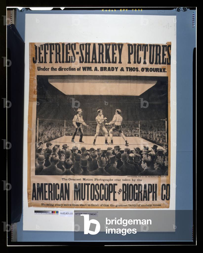 Jeffries-Sharkey pictures - under the direction of Wm. A. Brady & Thos. O'Rourke, 1899 (litho)