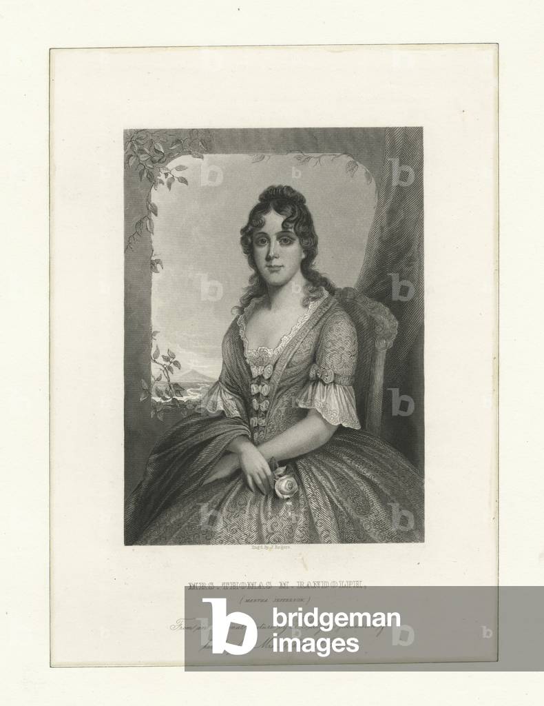 Mrs. Thomas M. Randolph, (Martha Jefferson)