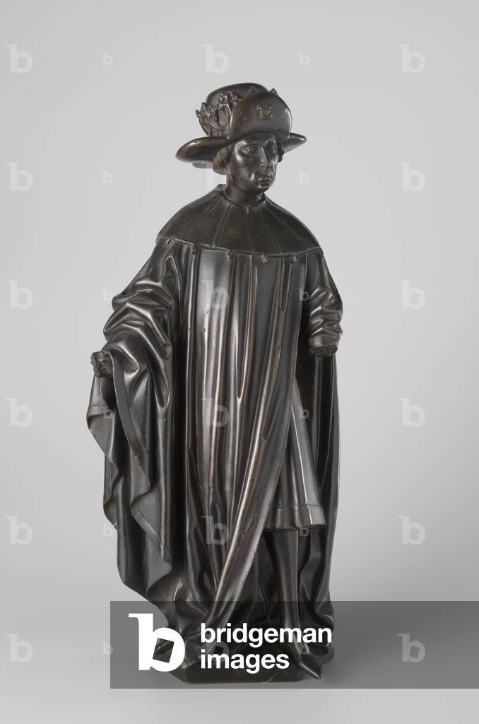 Weeper from the tomb of Isabella of Bourbon, c. 1475-76 (bronze)