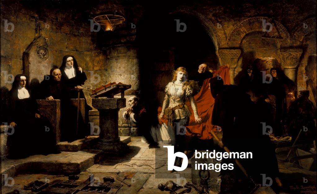 The Trial of Constance de Beverly, 1880-83 (oil on canvas)