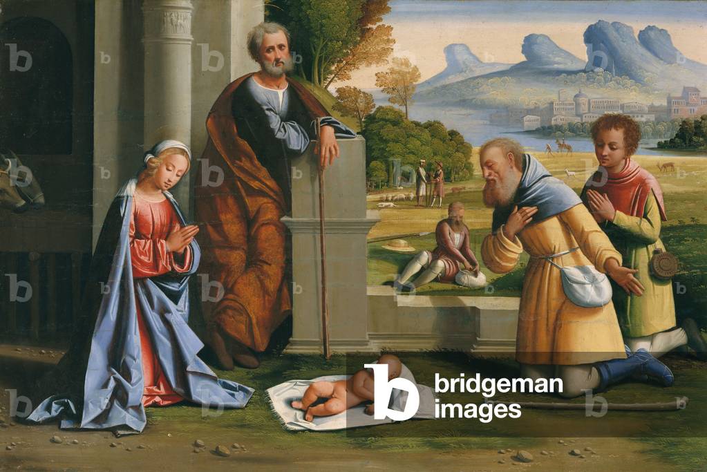 The Adoration of the Shepherds, c.1530  (oil on canvas)