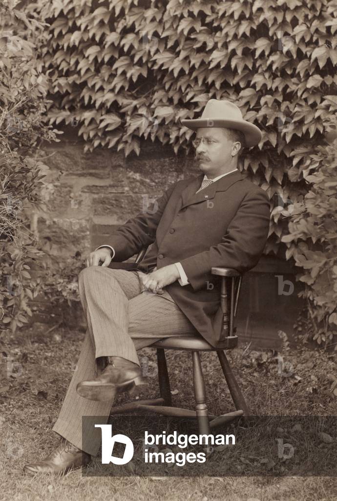 Theodore Roosevelt, c.1900 (b/w photo)