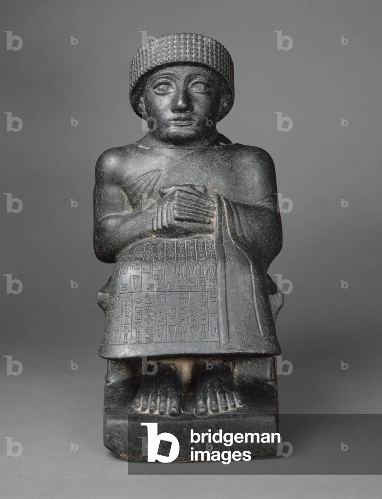 Statue of Gudea, c.2090 BC (diorite)
