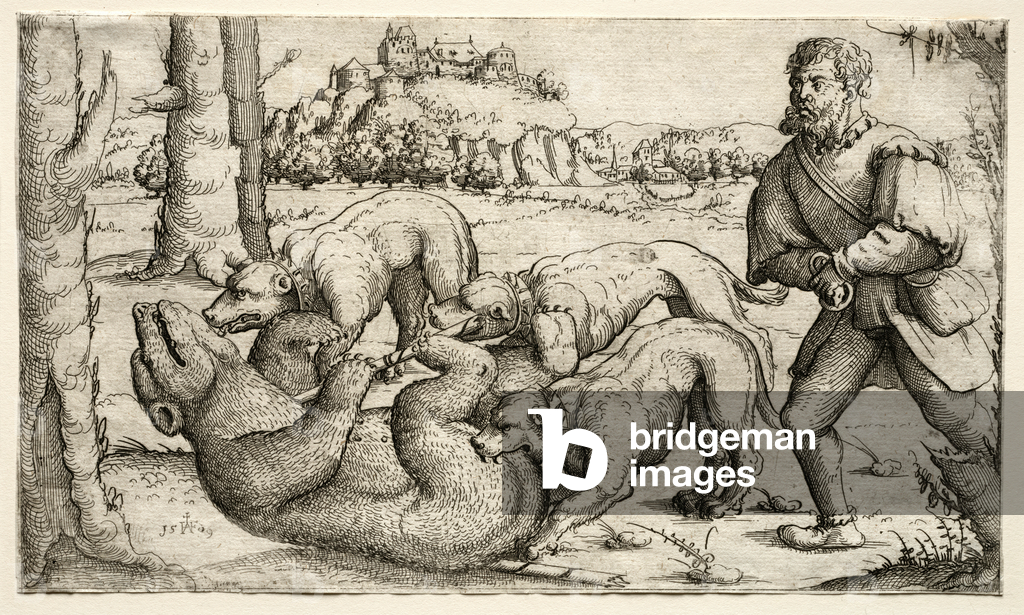 Caccia all'orso, 1569 (acquaforte)