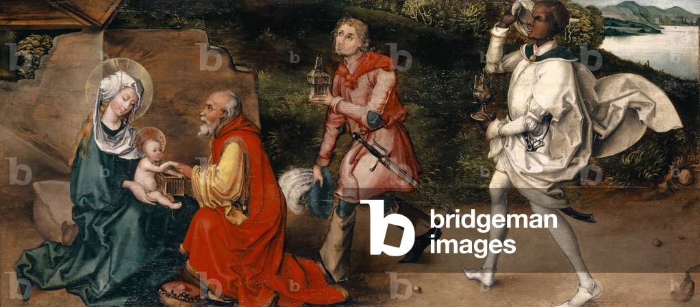 Adoration of the Magi, c.1492-94 (mixed media on fir)