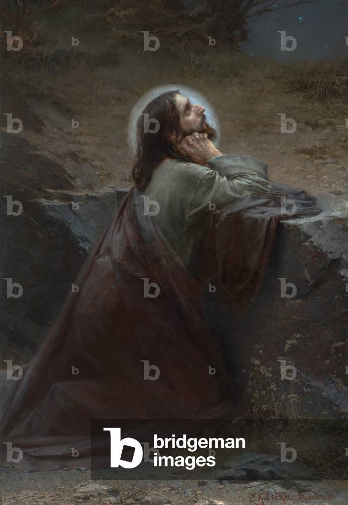 Christ on the Mount of Olives (Thy Will Be Done!), 1886 (oil on canvas)