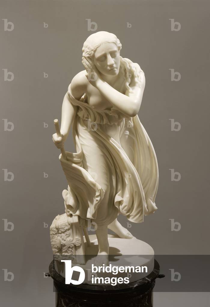 Nydia, The Blind Flower Girl of Pompeii, c.1888 (marble)