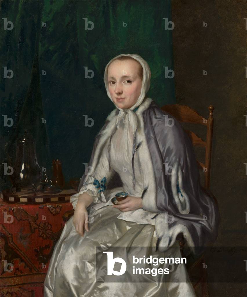 Portrait of Elisabeth Troost, c.1758 (oil on canvas)
