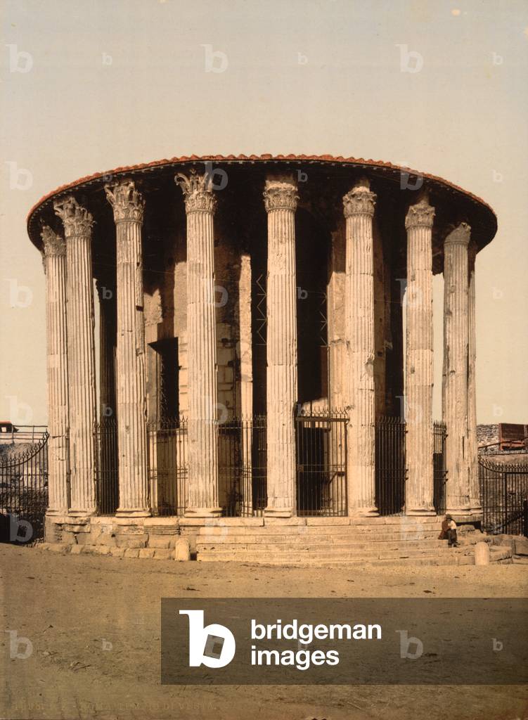 Vesta's Temple, Rome, Italy, c.1890-1900 (photomechanical print)