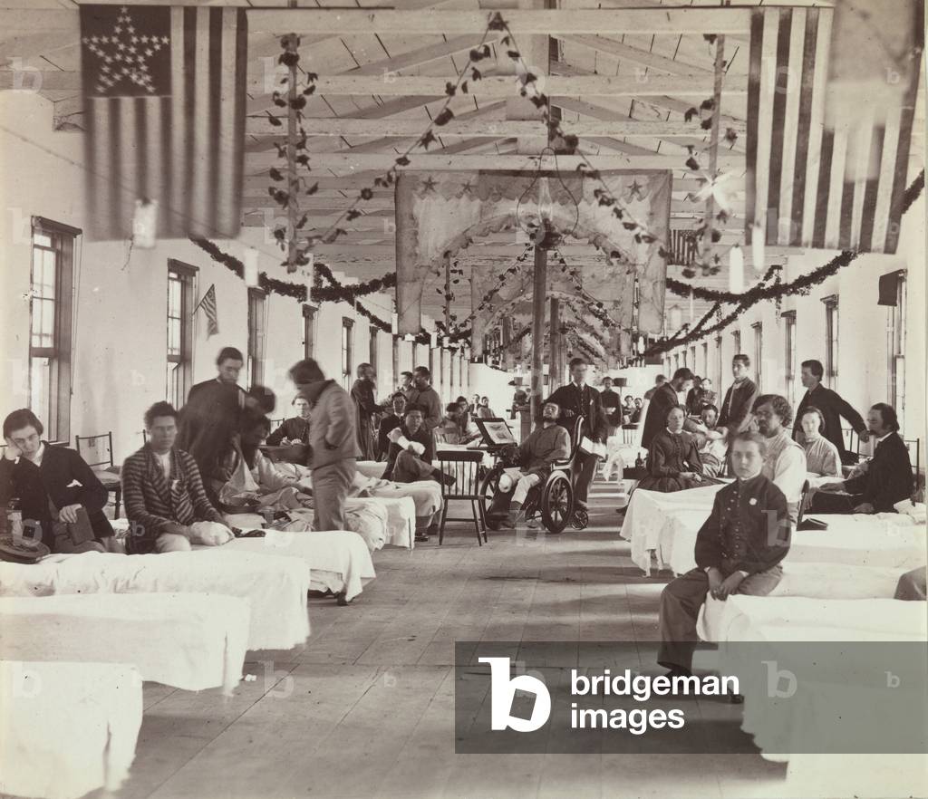 Armory Square Hospital, Washington, 1863-65 (albumen silver print from glass negative)