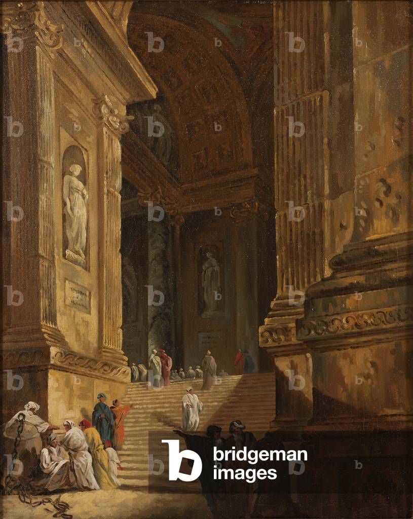 A Temple Staircase, c.1783 (oil on canvas)