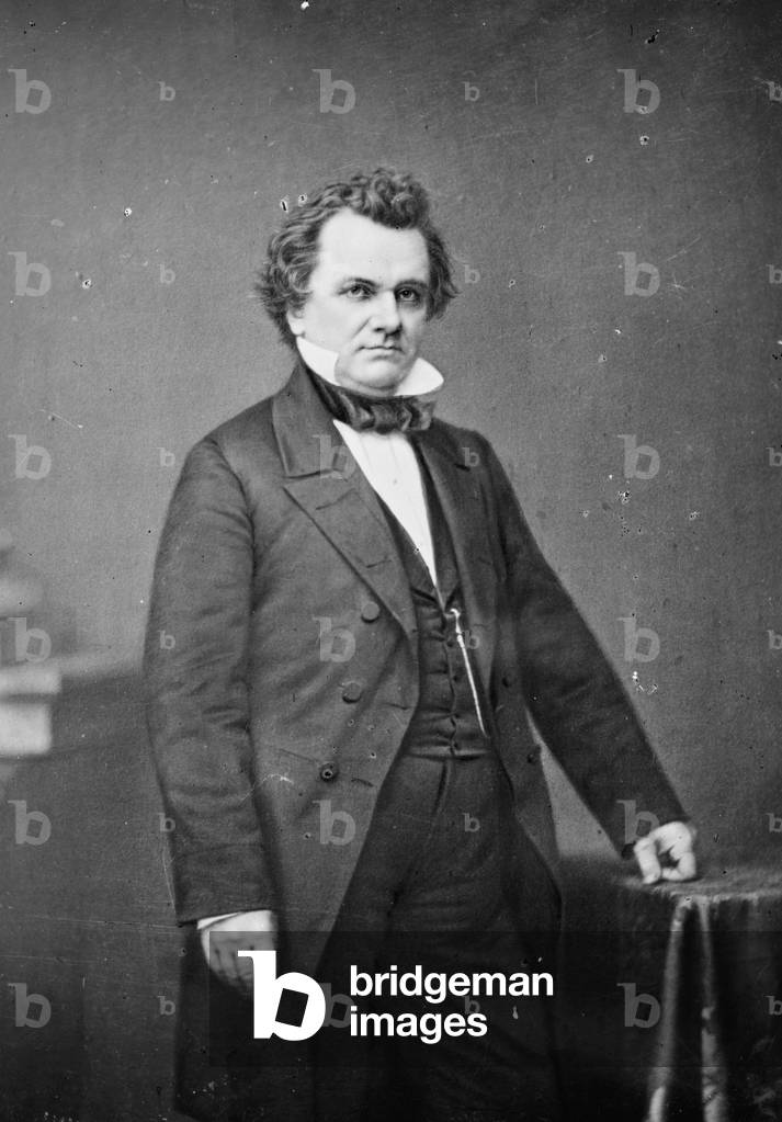 Stephen A. Douglas, 1855-61 (b/w photo)
