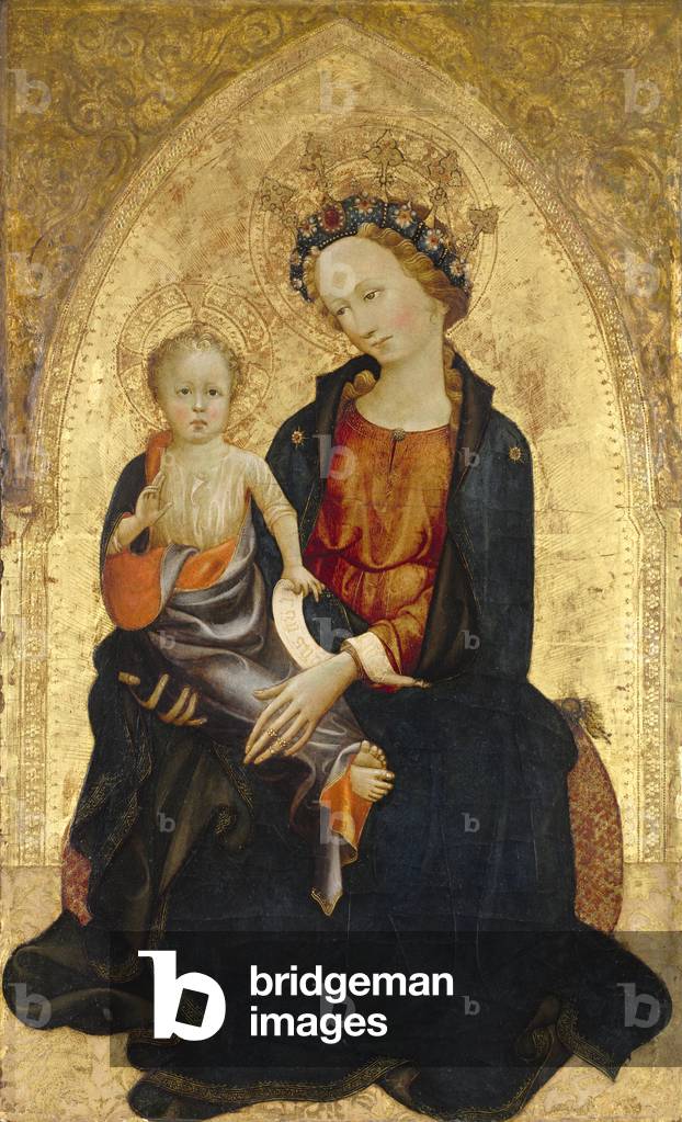 Madonna col Bambino, 1400 ca. (olio e doratura su pannello di legno)