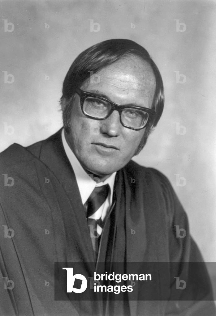 Justice William H. Rehnquist, 1972 (b/w photo)