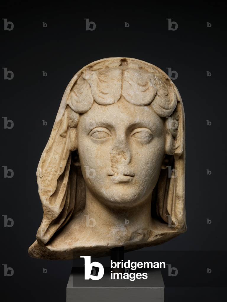 Portrait of the Empress Faustina the Younger, c.161–180 AD
(marble)