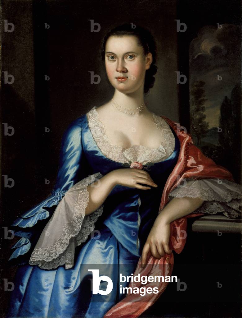 Portrait of Elizabeth Chew Smith, 1762 (oil on canvas)