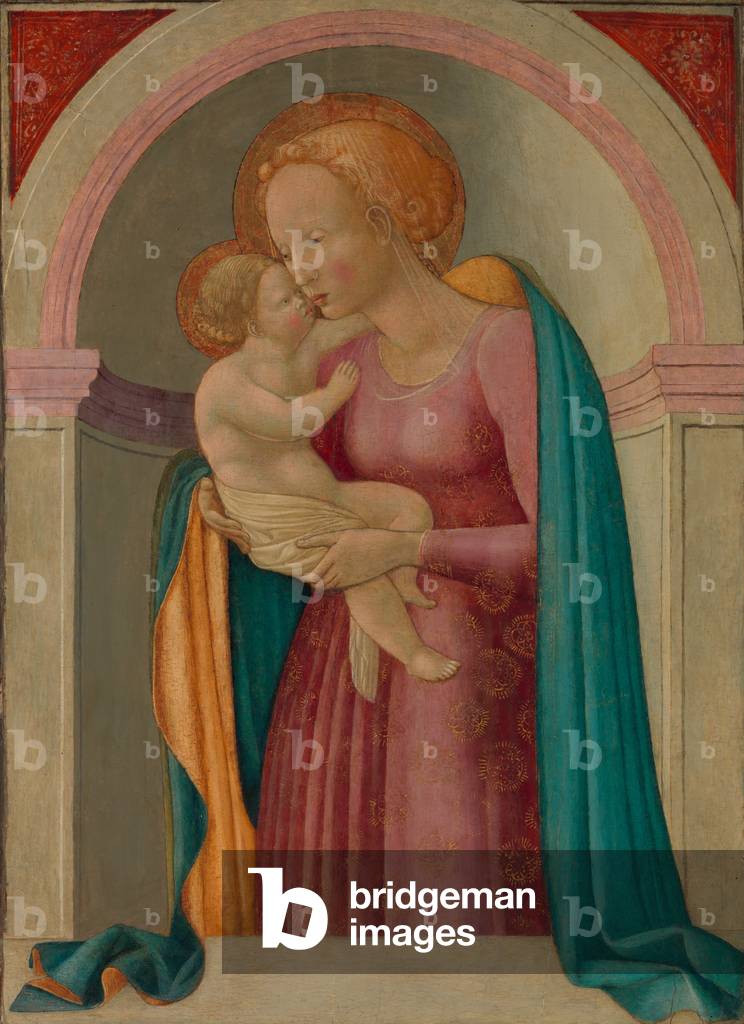 Madonna and Child (tempera and gold on wood)
