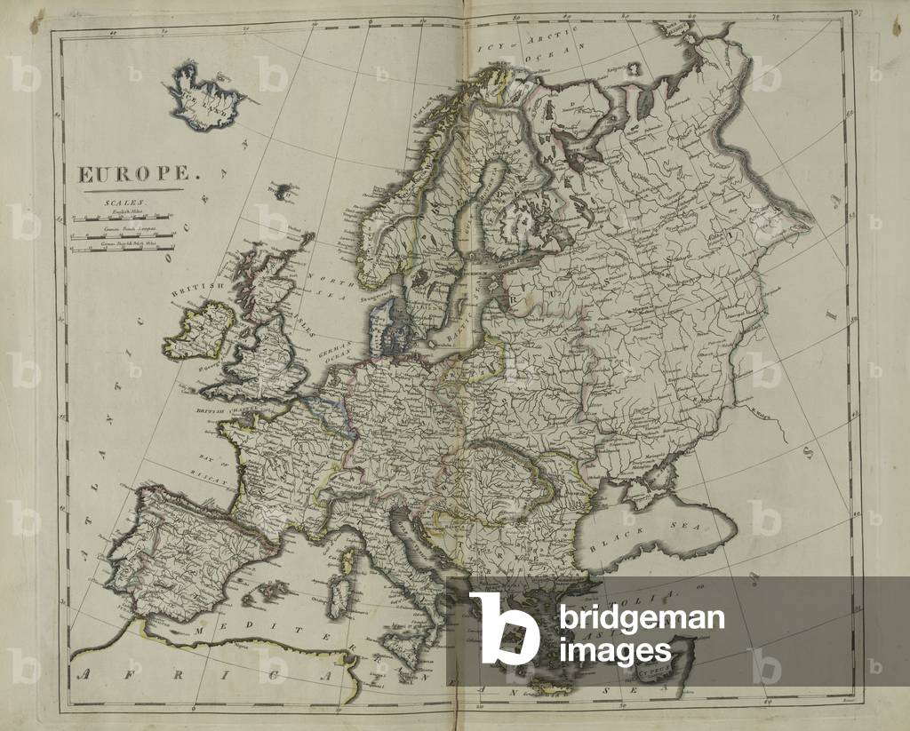 Europe, 1814 (litho)