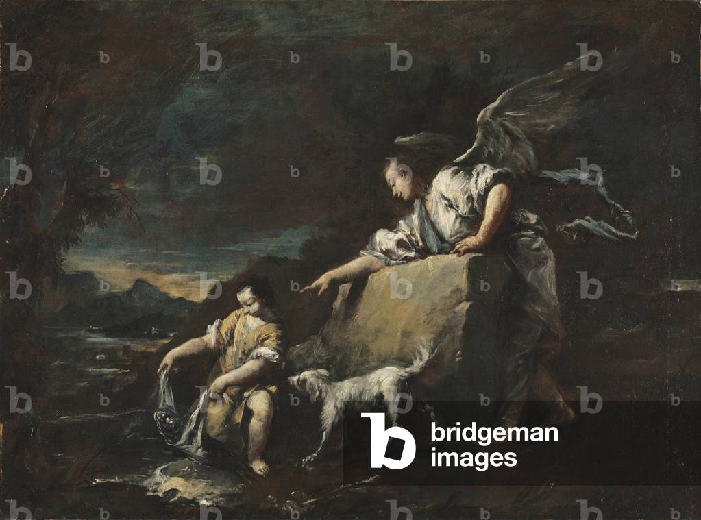 Immagine di Dipinto "Tobias e l'angelo" 1750 di Francesco Guardi