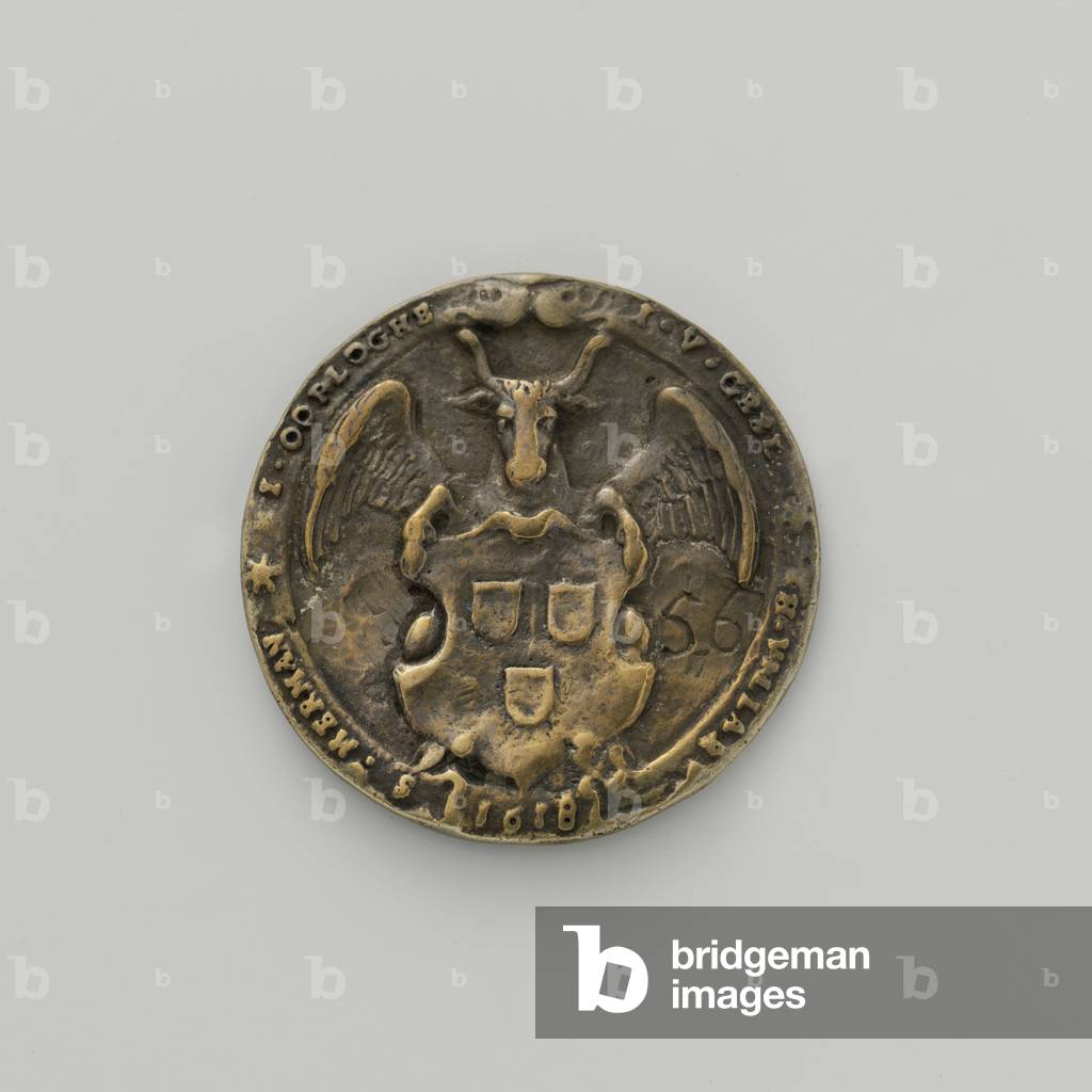 Guild of Saint Luke token from Middelburg, 1618 (brass)