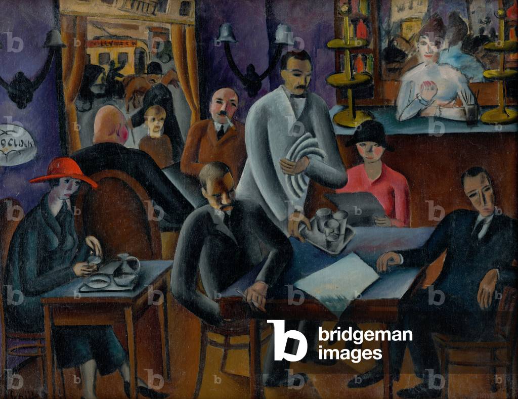 In the Cafe, 1924 (oil on canvas)