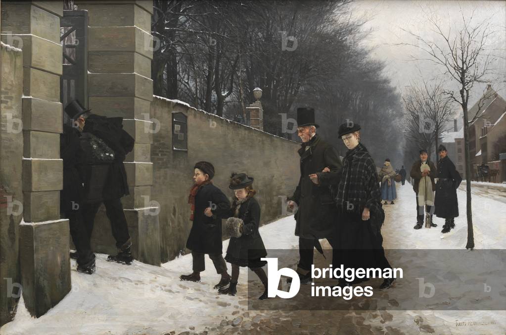 A Funeral, 1883 (oil on canvas)
