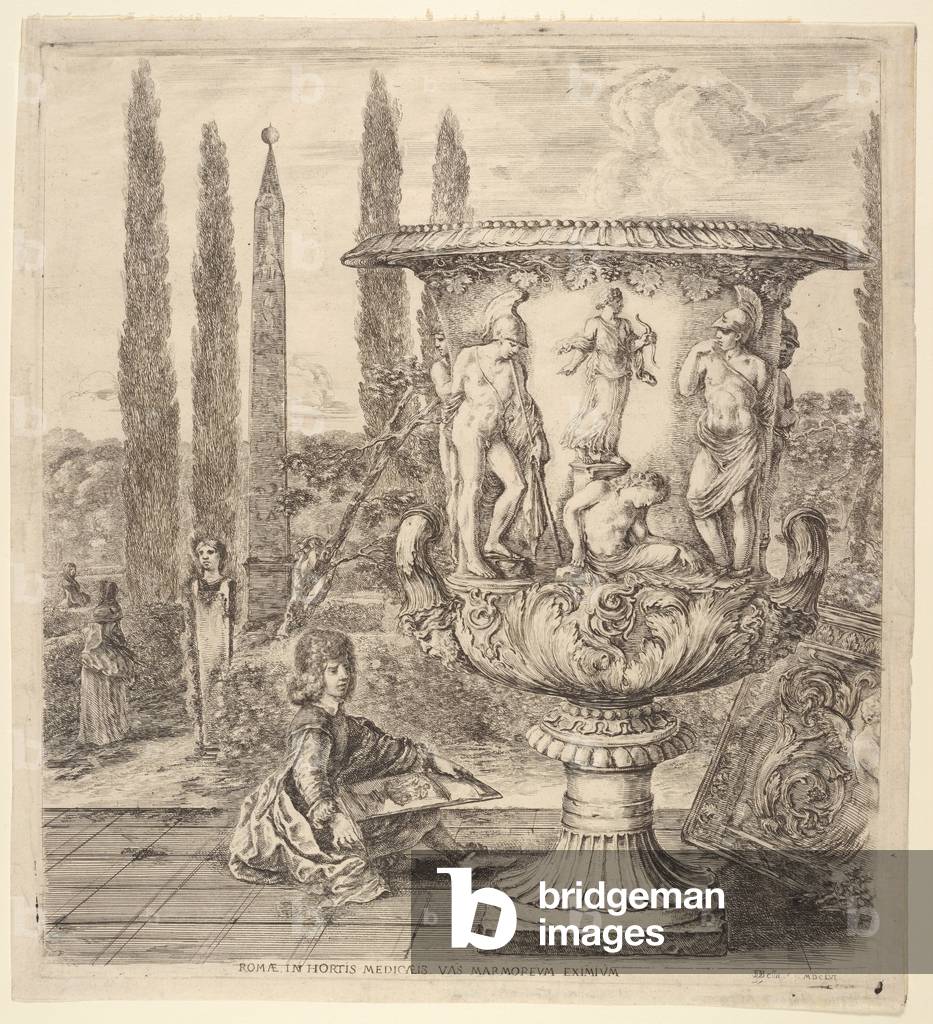 Le vase de Medicis, 1656 (etching)