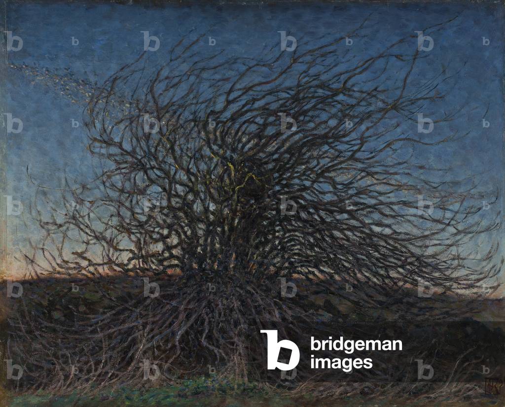 Spring evening, 1896 (oil on panel)