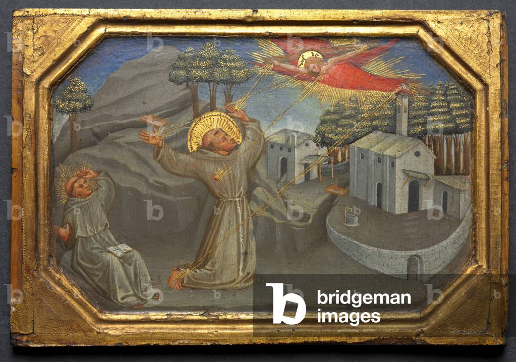 Bild von Gemälde "Der Heilige Franz von Assisi empfängt die Stigmata" 1430 von Bicci di Lorenzo