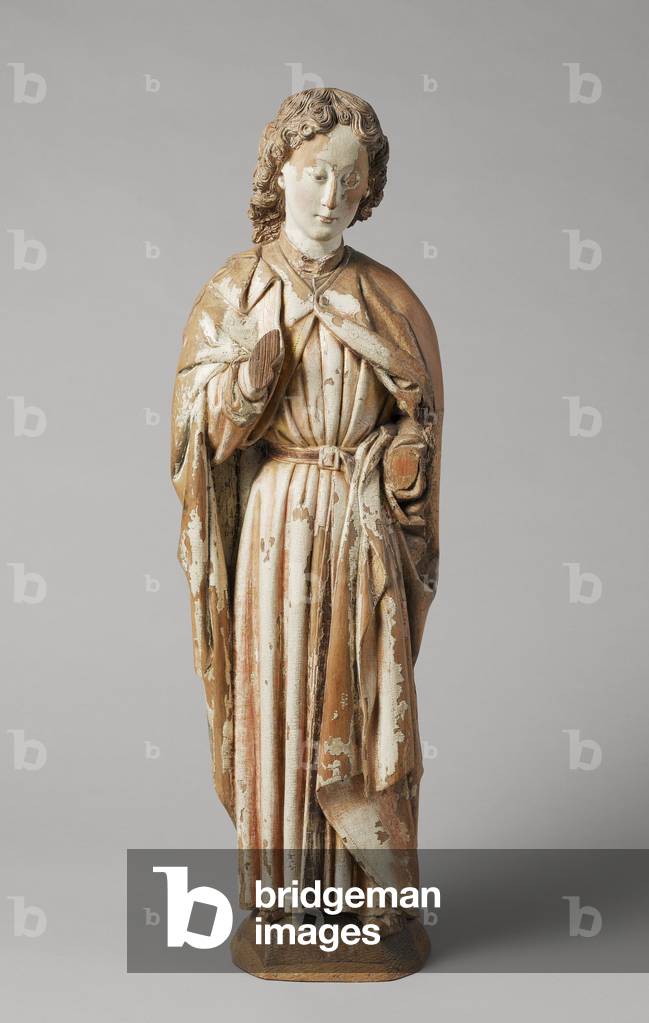Saint John the Evangelist by Meester van Koudewater, c. 1470 (walnut)