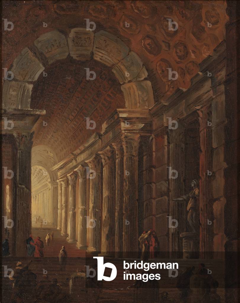 A Vaulted Staircase, c.1783 (oil on canvas)