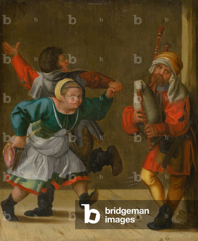 Peasant Dance, c.1600 (oil on wood)