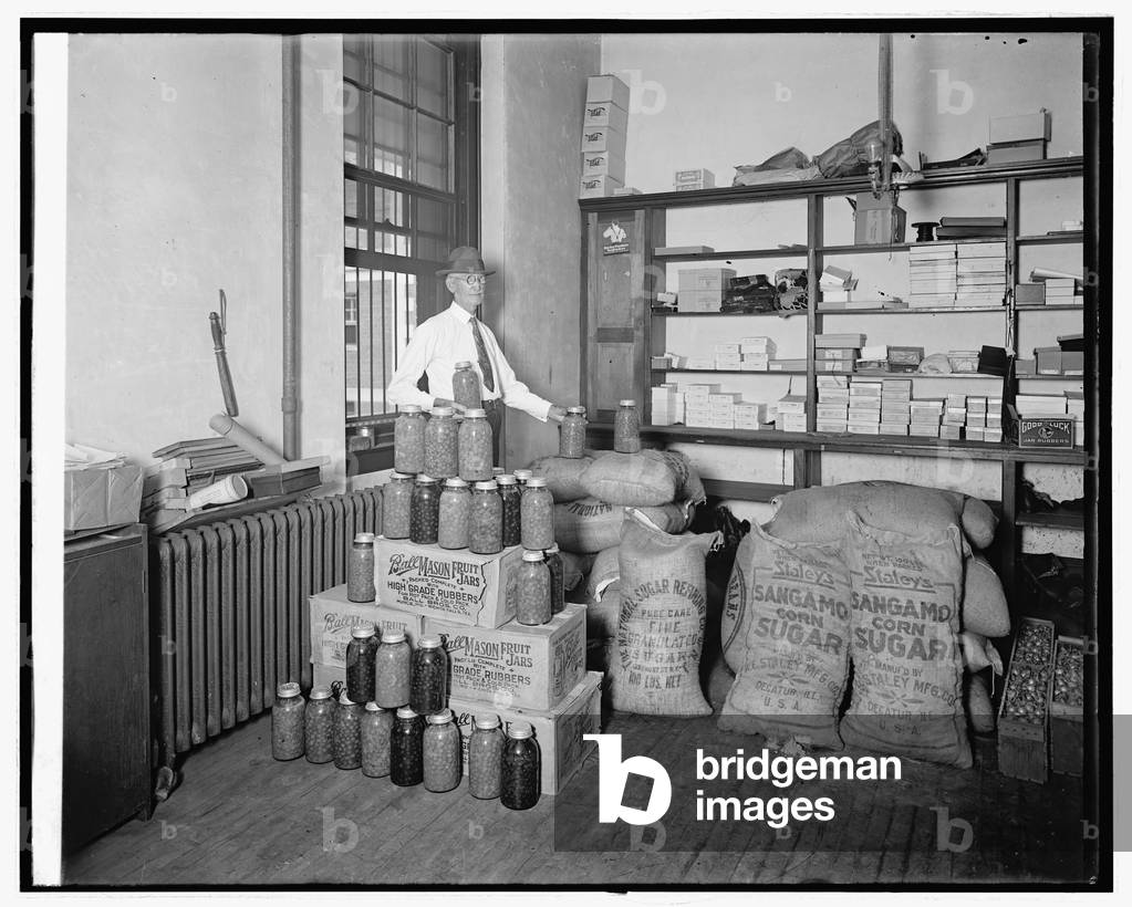 Utilization of confiscated bootleg paraphernalia, 1918-28 (b/w photo)