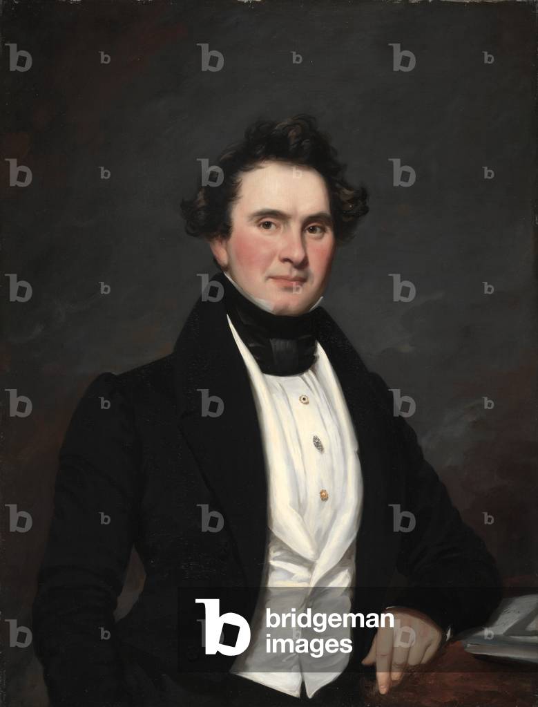 Ritratto di uomo, 1832 (olio su tavola)