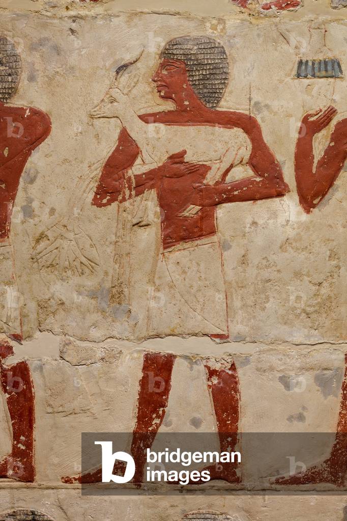 Mastaba Tomb of Perneb, c.2381–2323 BC (limestone and paint)