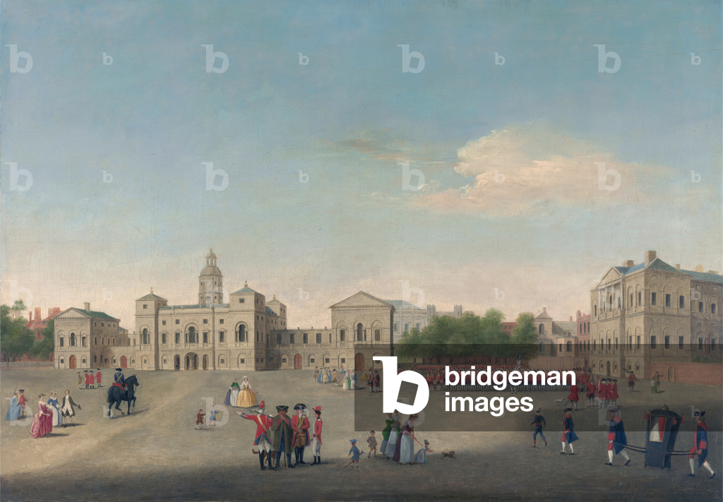 View of Horse Guards and Whitehall, c.1750 (oil on canvas)