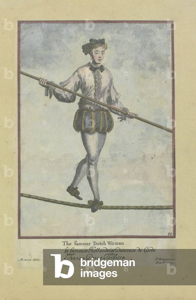 The famous Dutch Woman, 1690 (print)