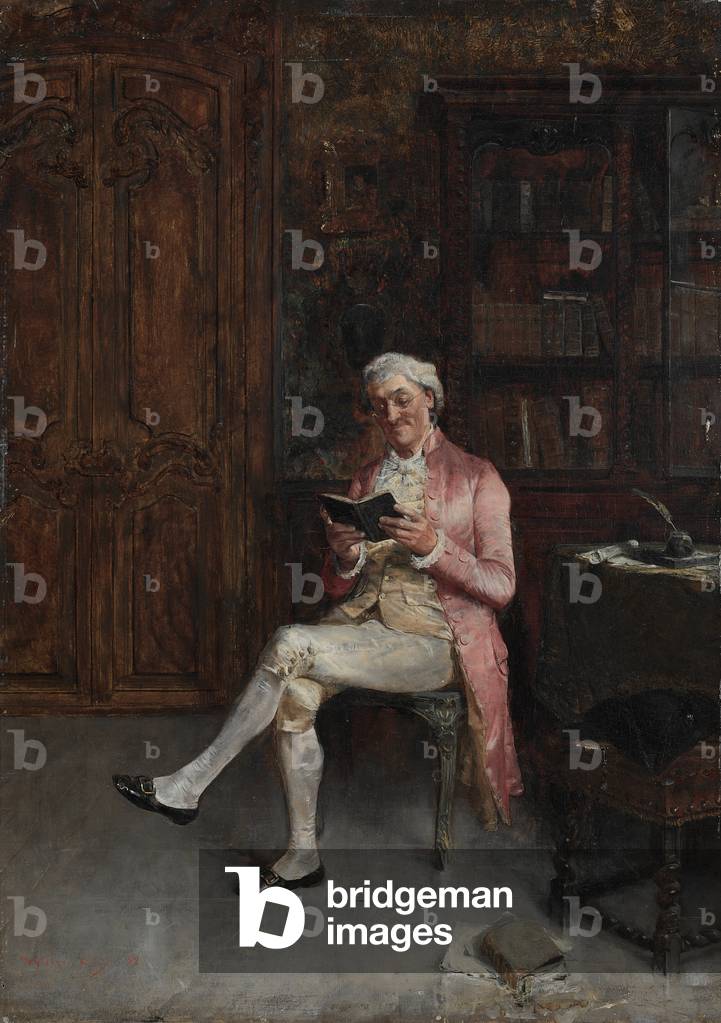 Un filosofo, 1882 (olio su tavola)