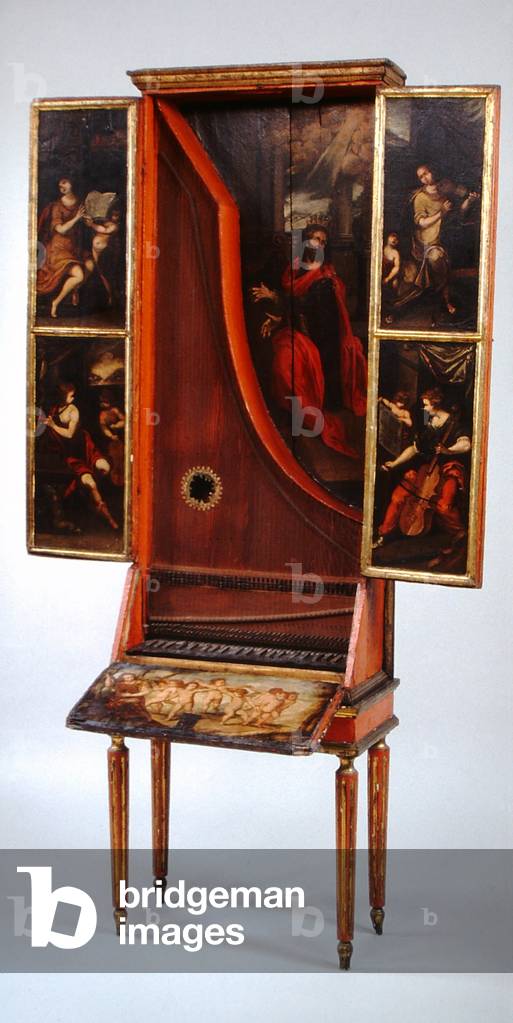 Clavicytherium, early 17th century (wood and other materials)