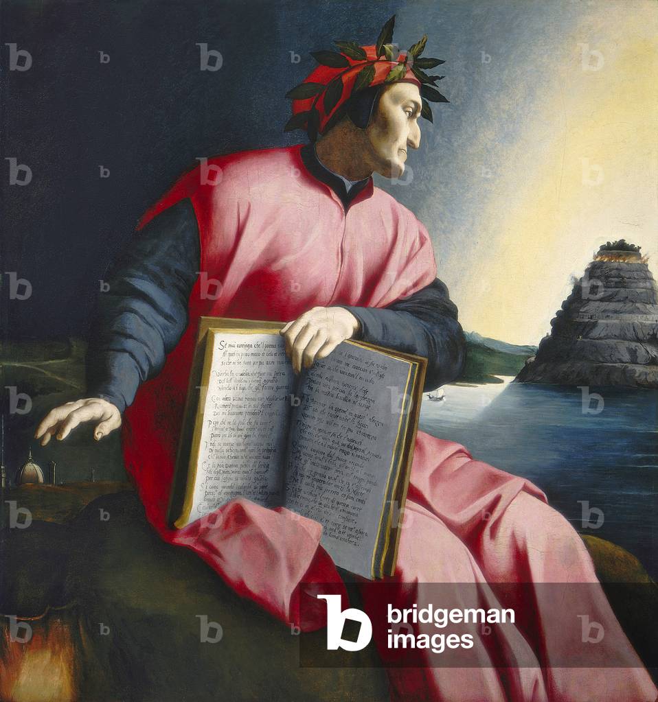 Allegorical Portrait of Dante, late 16th century (oil on panel)