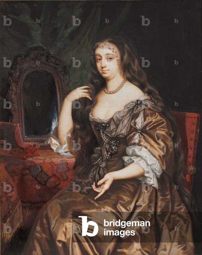 Portrait d'Anne Hyde, duchesse d'York, vers 1662 (w/c sur vélin)