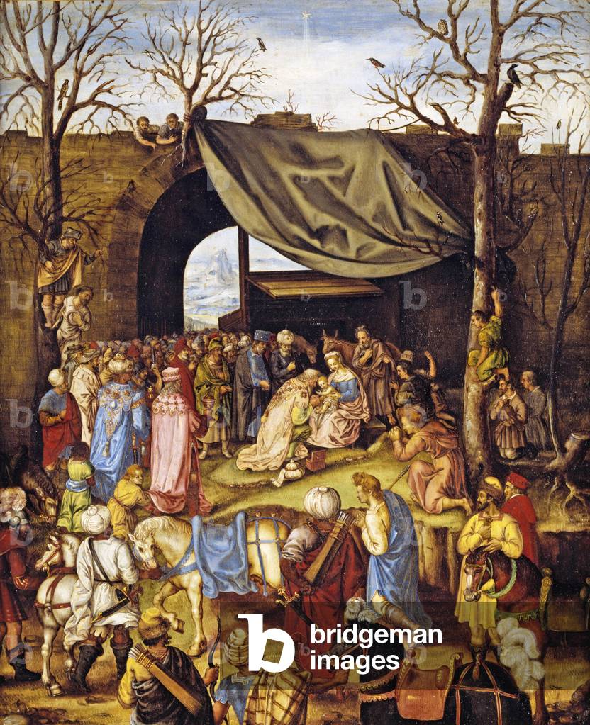 The Adoration of the Magi (oil on copper)
