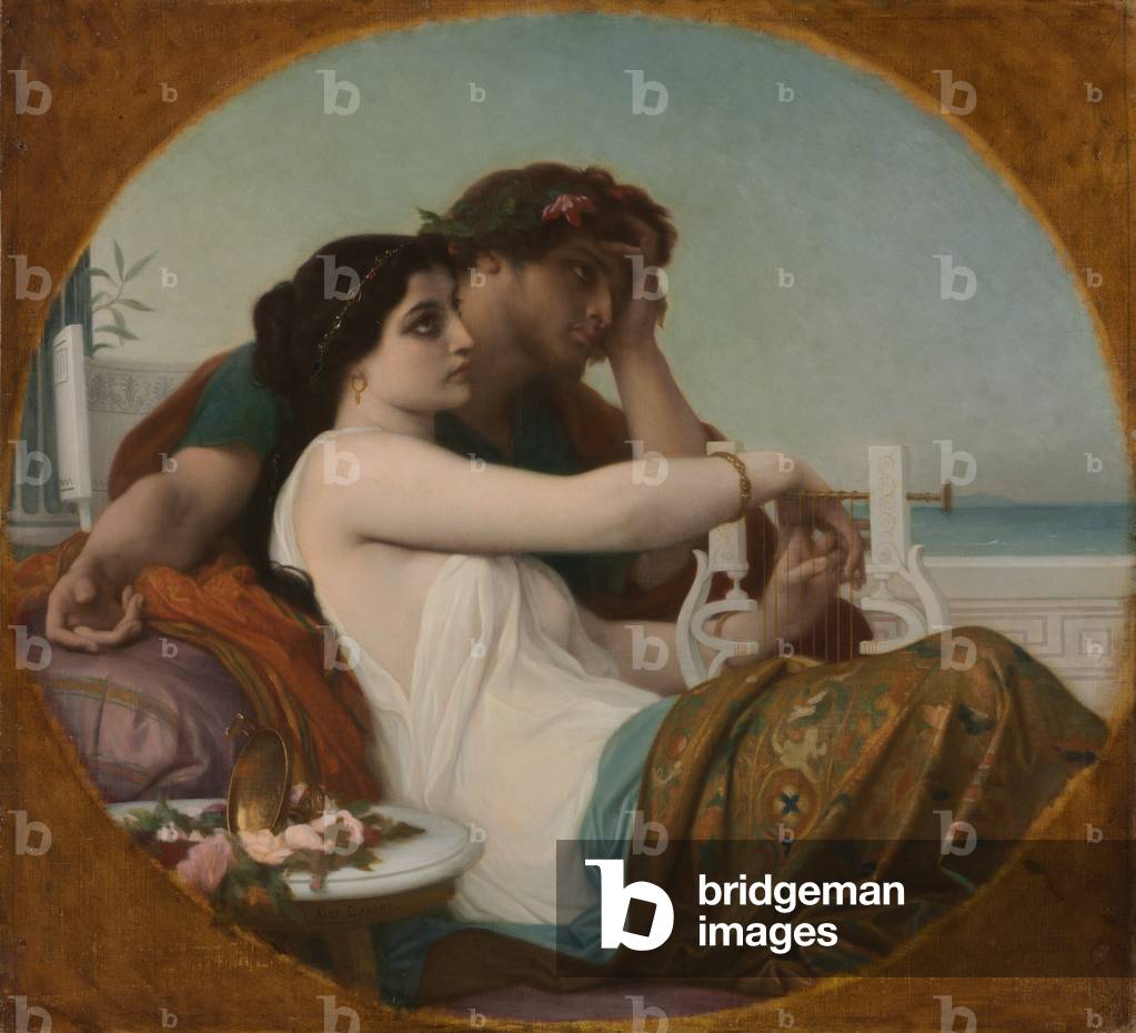 Algen und Boniface, c.1857 (Öl auf Leinwand)